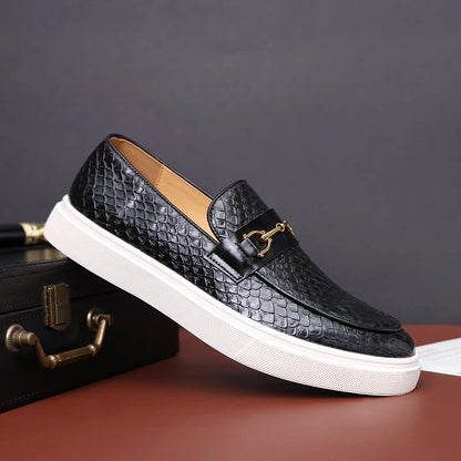 Lorenzo Modern Leather Loafers