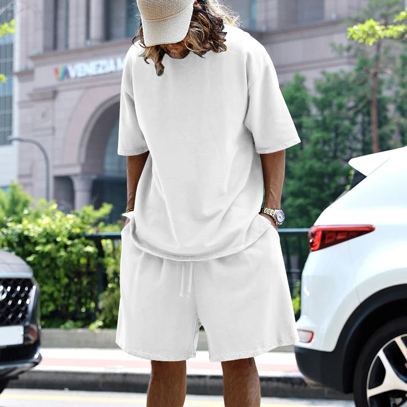 Trendy Men's 2-Piece Summer Outfit Set