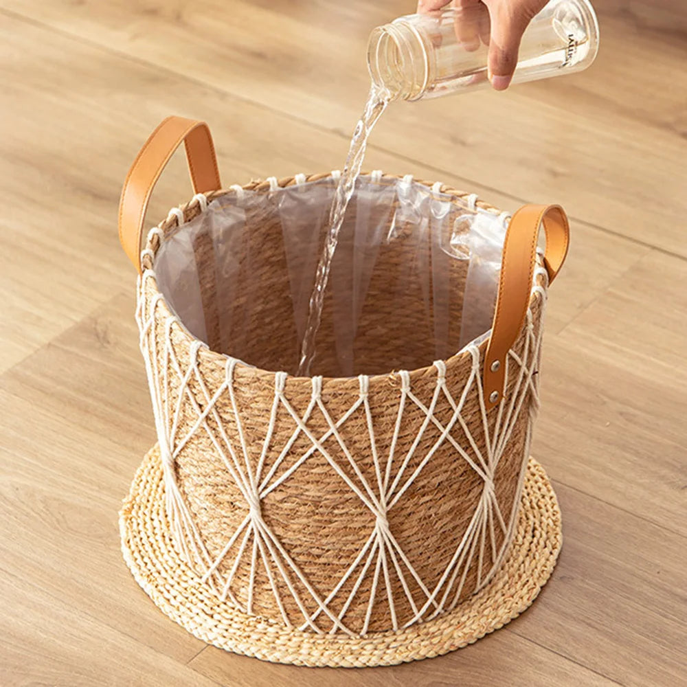 Rustic Rattan Multi-Use Basket